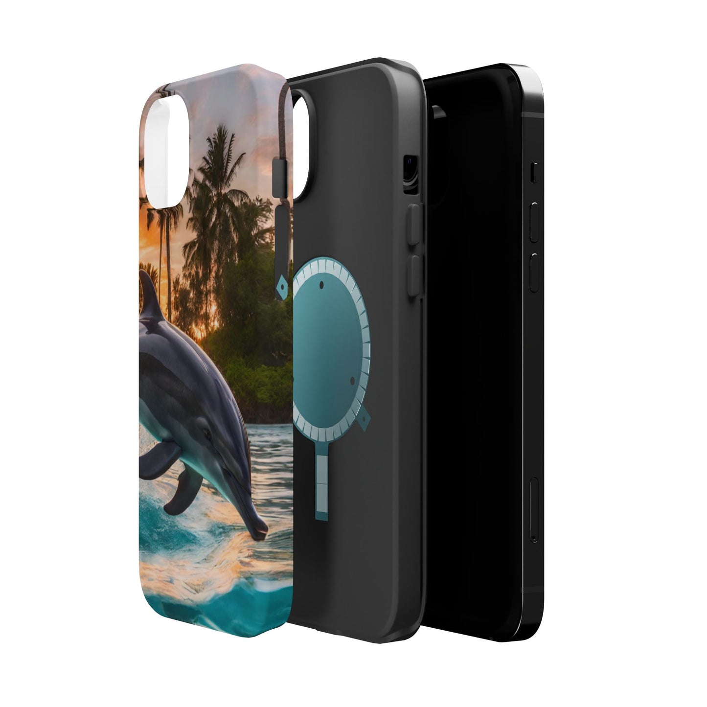 Tropical Paradise Dolphin - MagSafe iPhone Case - BOGO Cases