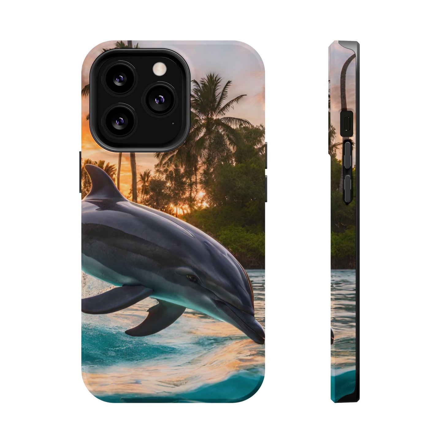 Tropical Paradise Dolphin - MagSafe iPhone Case - BOGO Cases