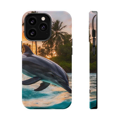 Tropical Paradise Dolphin - MagSafe iPhone Case - BOGO Cases