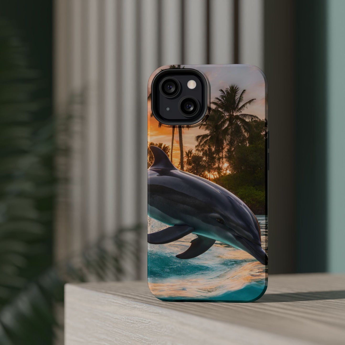 Tropical Paradise Dolphin - MagSafe iPhone Case - BOGO Cases