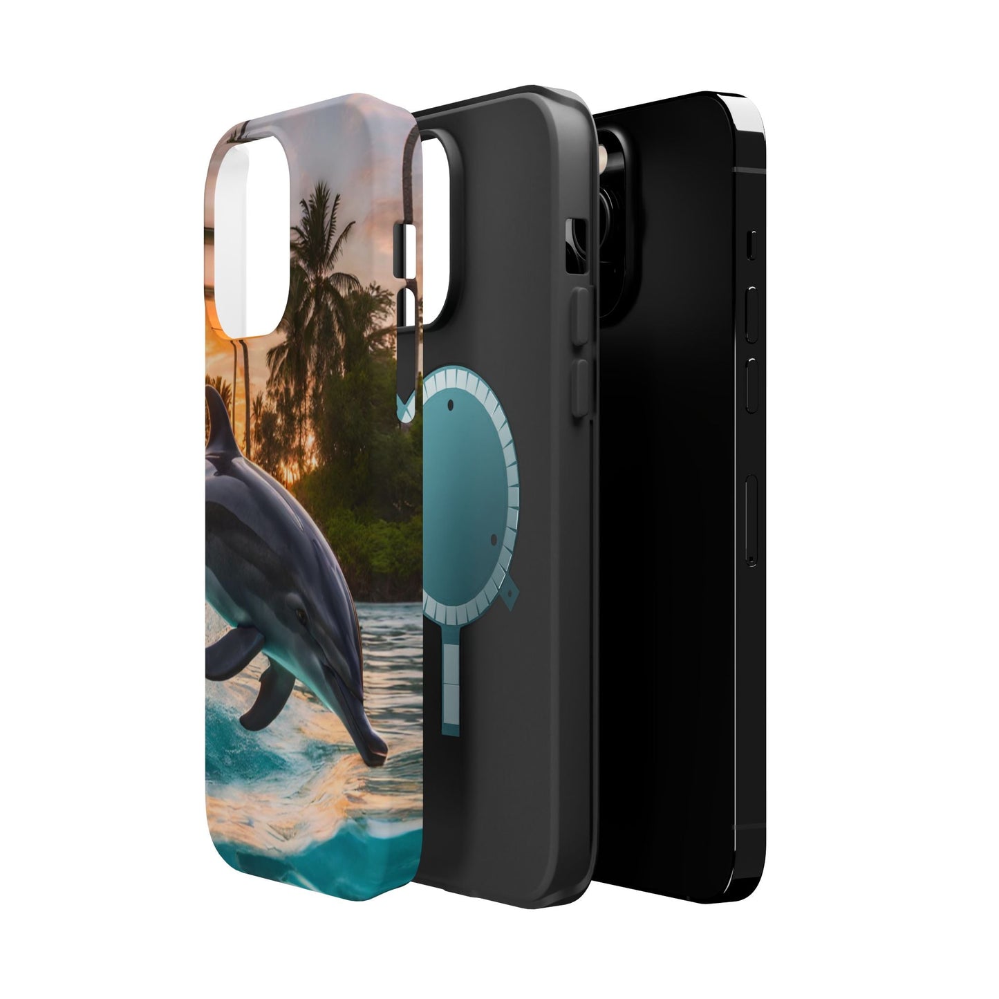 Tropical Paradise Dolphin - MagSafe iPhone Case - BOGO Cases