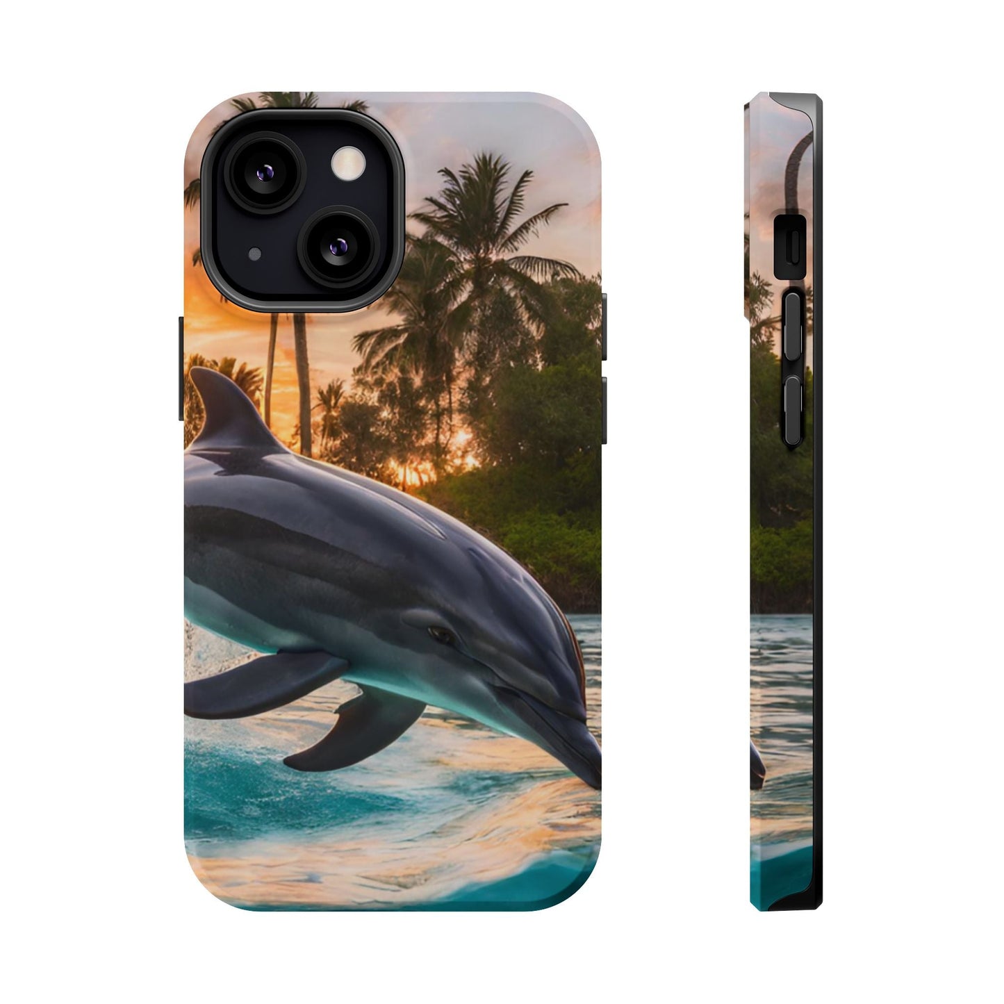 Tropical Paradise Dolphin - MagSafe iPhone Case - BOGO Cases