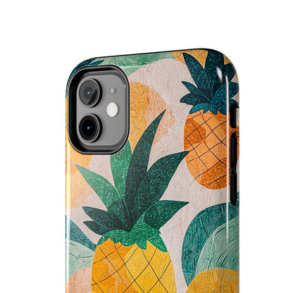 Tropical Pineapple iPhone Case – Vibrant Fruit Design, Tough Dual - Layer Protection - BOGO Cases