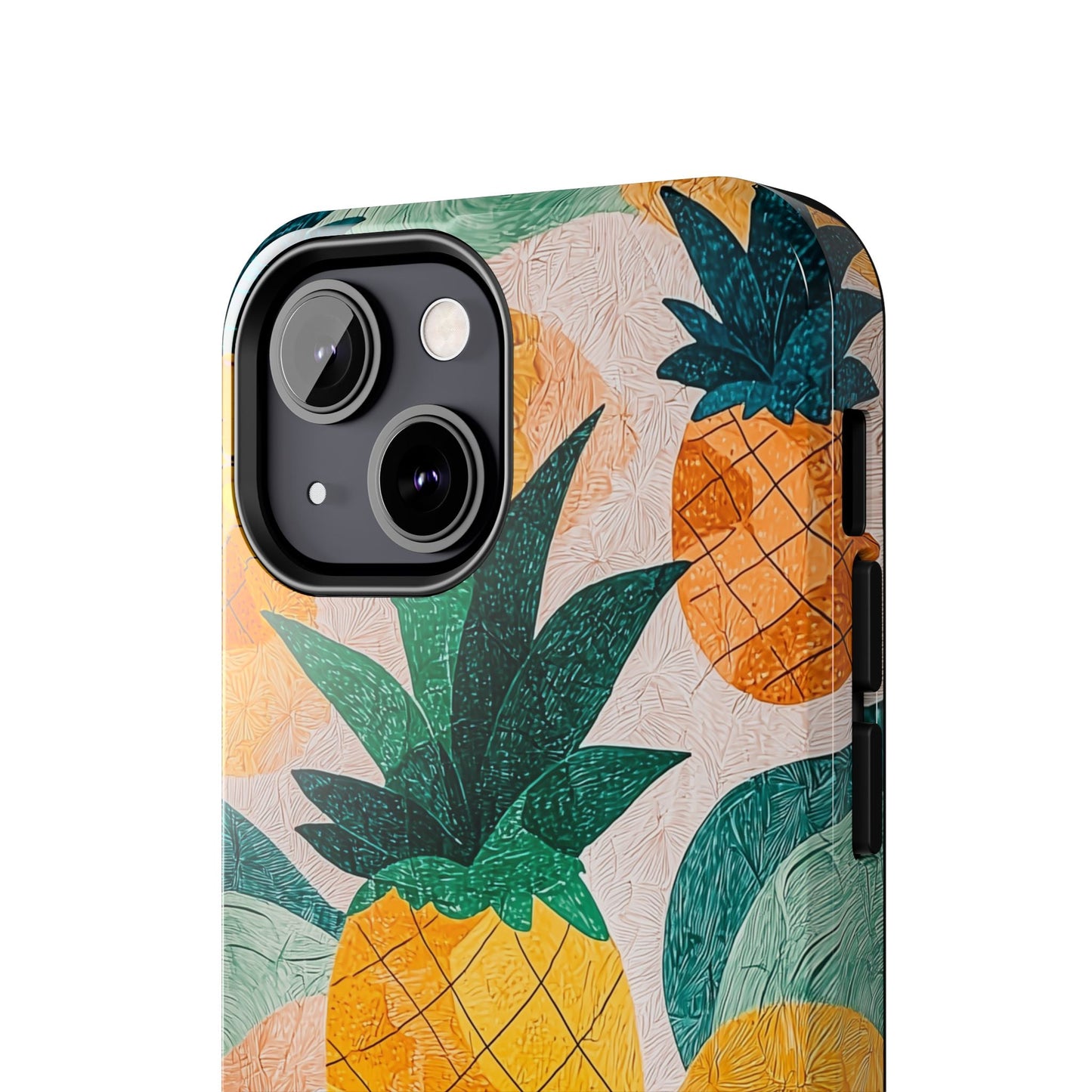 Tropical Pineapple iPhone Case – Vibrant Fruit Design, Tough Dual - Layer Protection - BOGO Cases