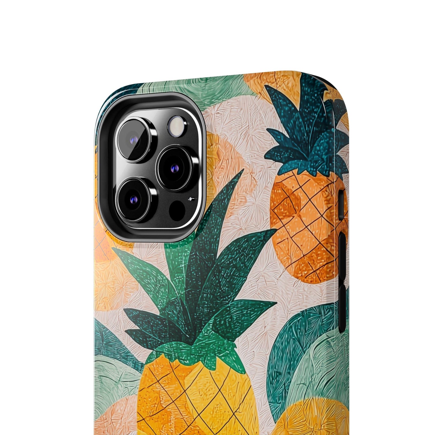 Tropical Pineapple iPhone Case – Vibrant Fruit Design, Tough Dual - Layer Protection - BOGO Cases