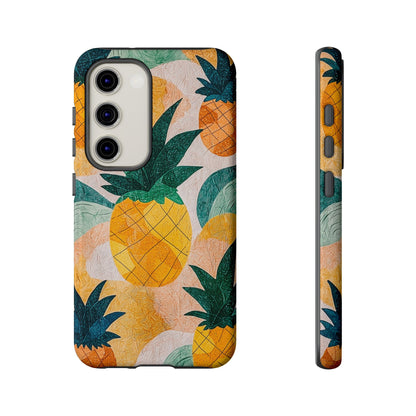 Tropical Pineapple Samsung Galaxy Case – Vibrant Fruit Design, Tough Dual - Layer Protection - BOGO Cases