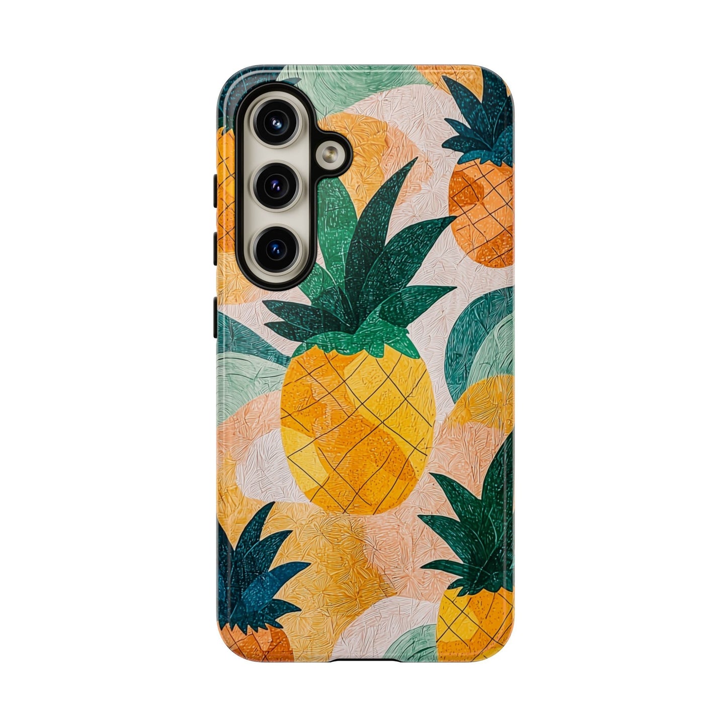 Tropical Pineapple Samsung Galaxy Case – Vibrant Fruit Design, Tough Dual - Layer Protection - BOGO Cases