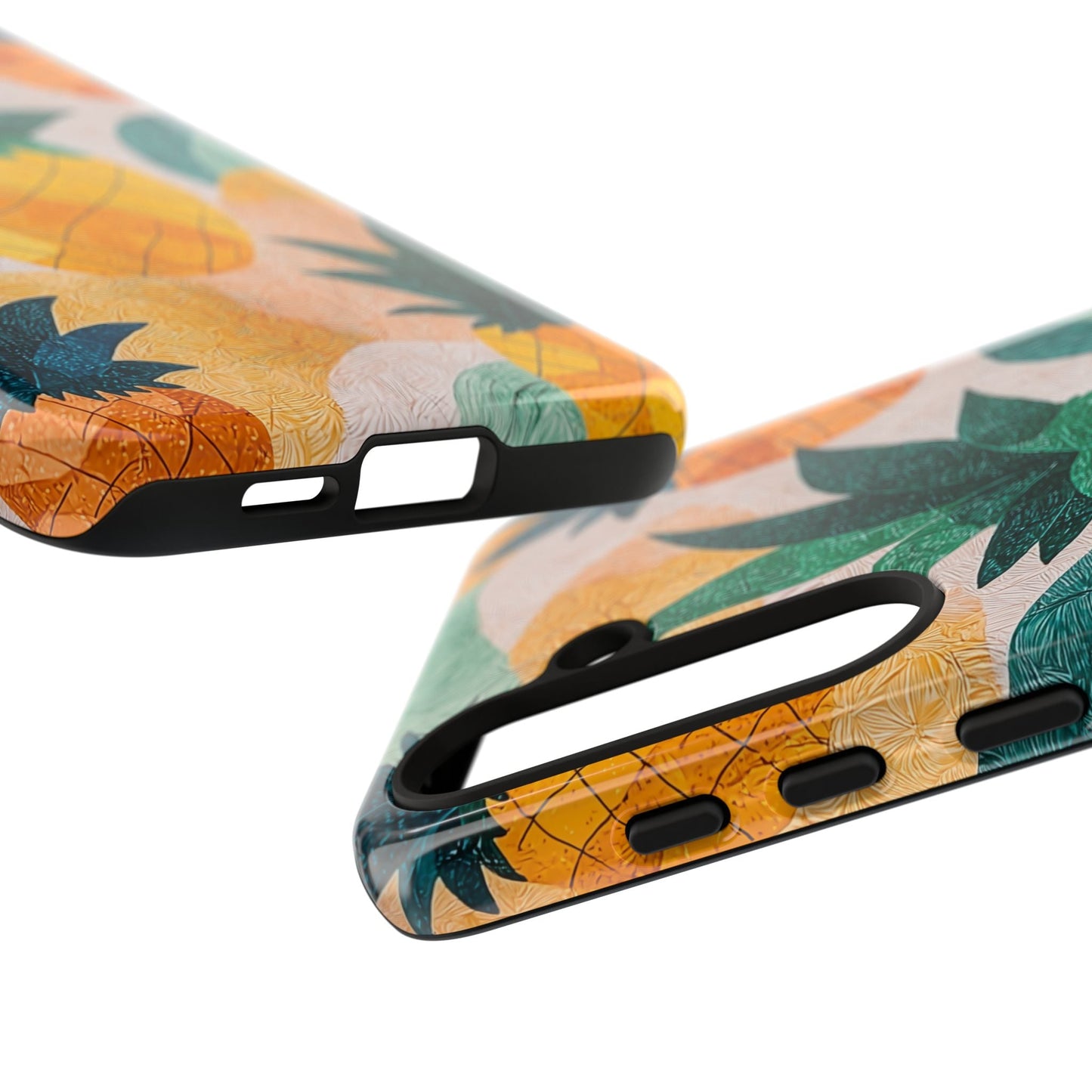 Tropical Pineapple Samsung Galaxy Case – Vibrant Fruit Design, Tough Dual - Layer Protection - BOGO Cases