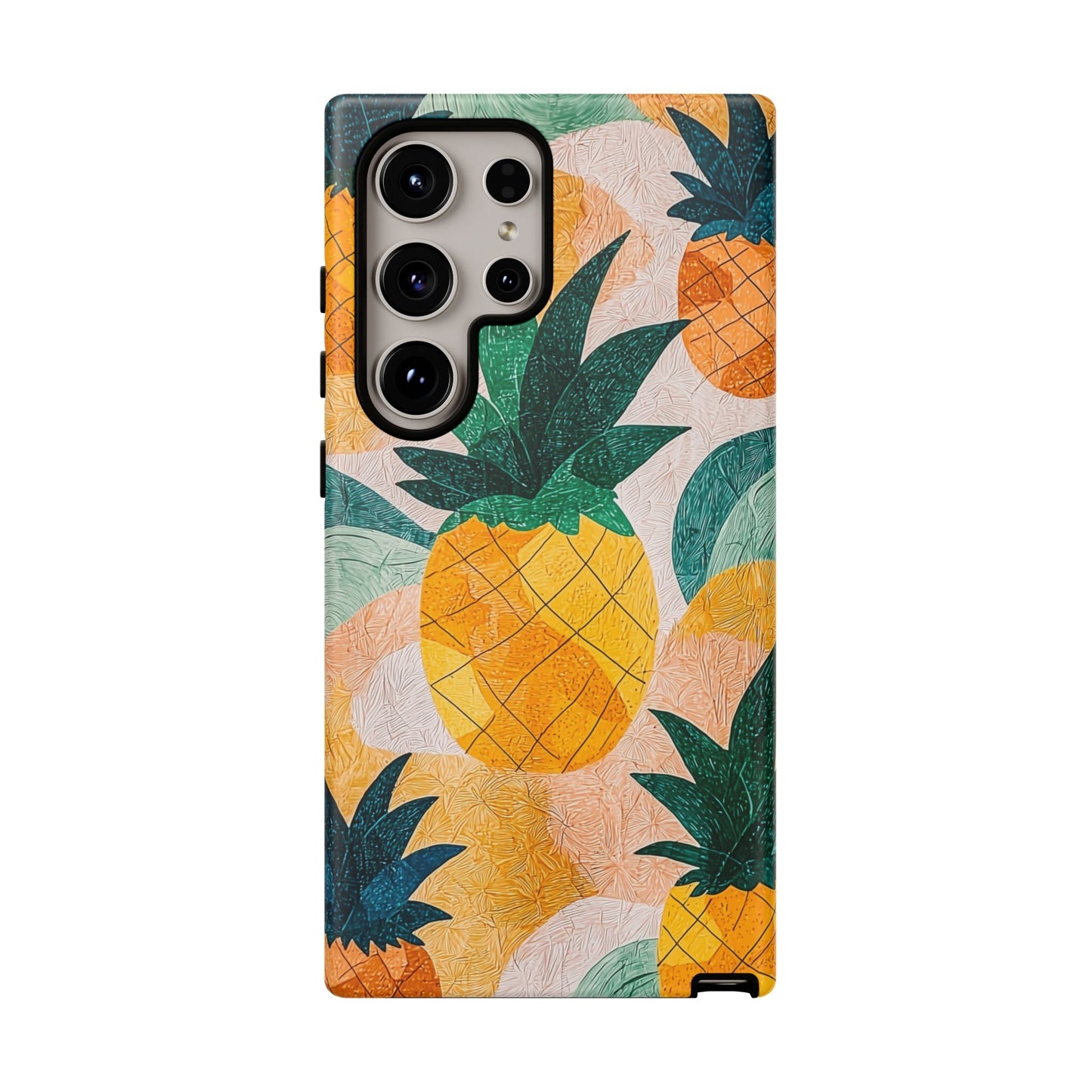 Tropical Pineapple Samsung Galaxy Case – Vibrant Fruit Design, Tough Dual - Layer Protection - BOGO Cases