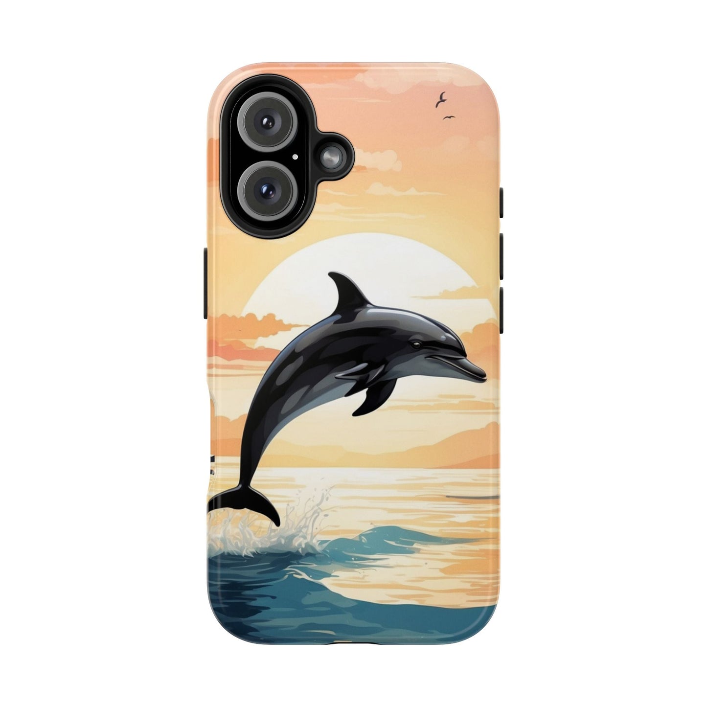 Tropical Sunset Dolphin iPhone Case - BOGO Cases