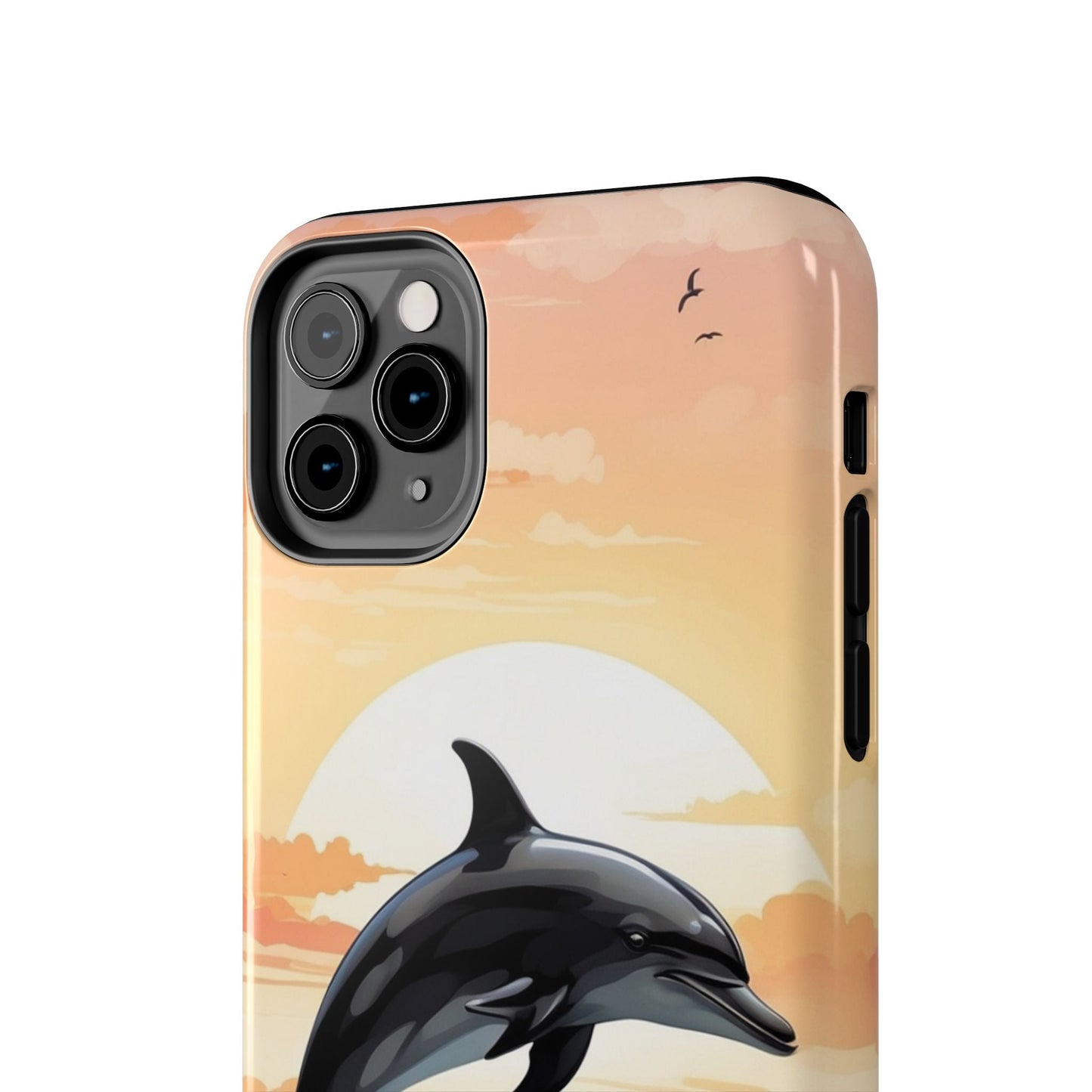 Tropical Sunset Dolphin iPhone Case - BOGO Cases