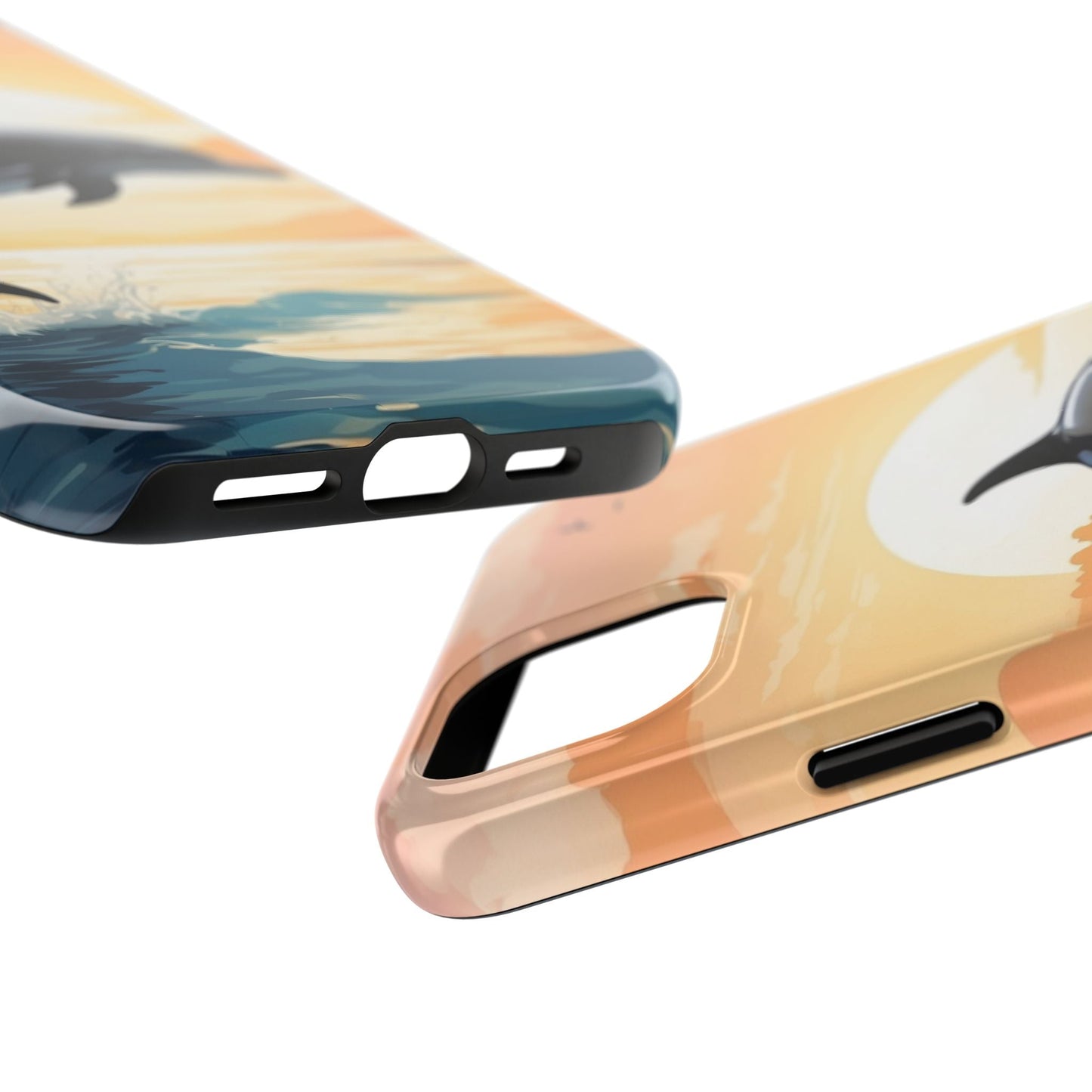 Tropical Sunset Dolphin iPhone Case - BOGO Cases
