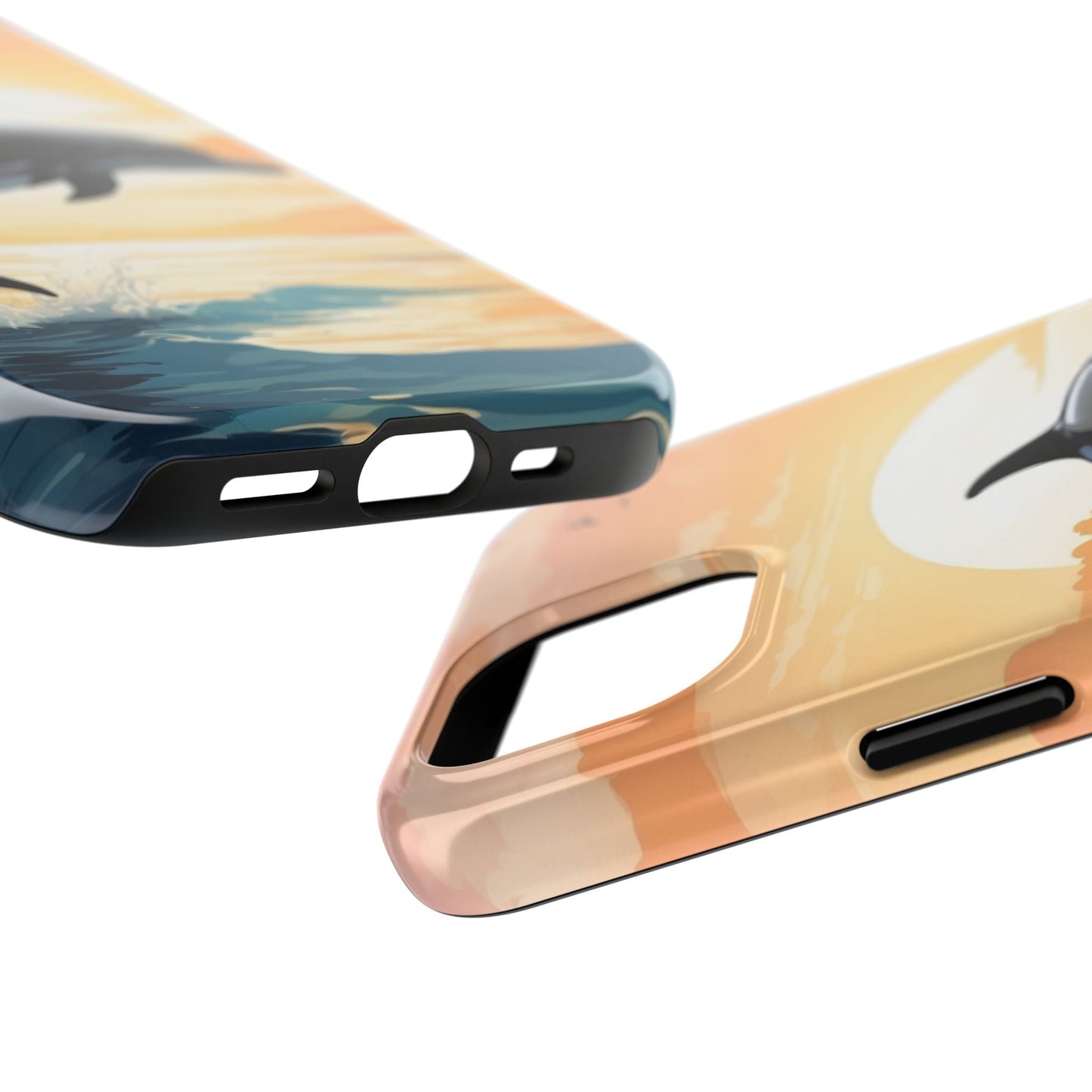 Tropical Sunset Dolphin iPhone Case - BOGO Cases