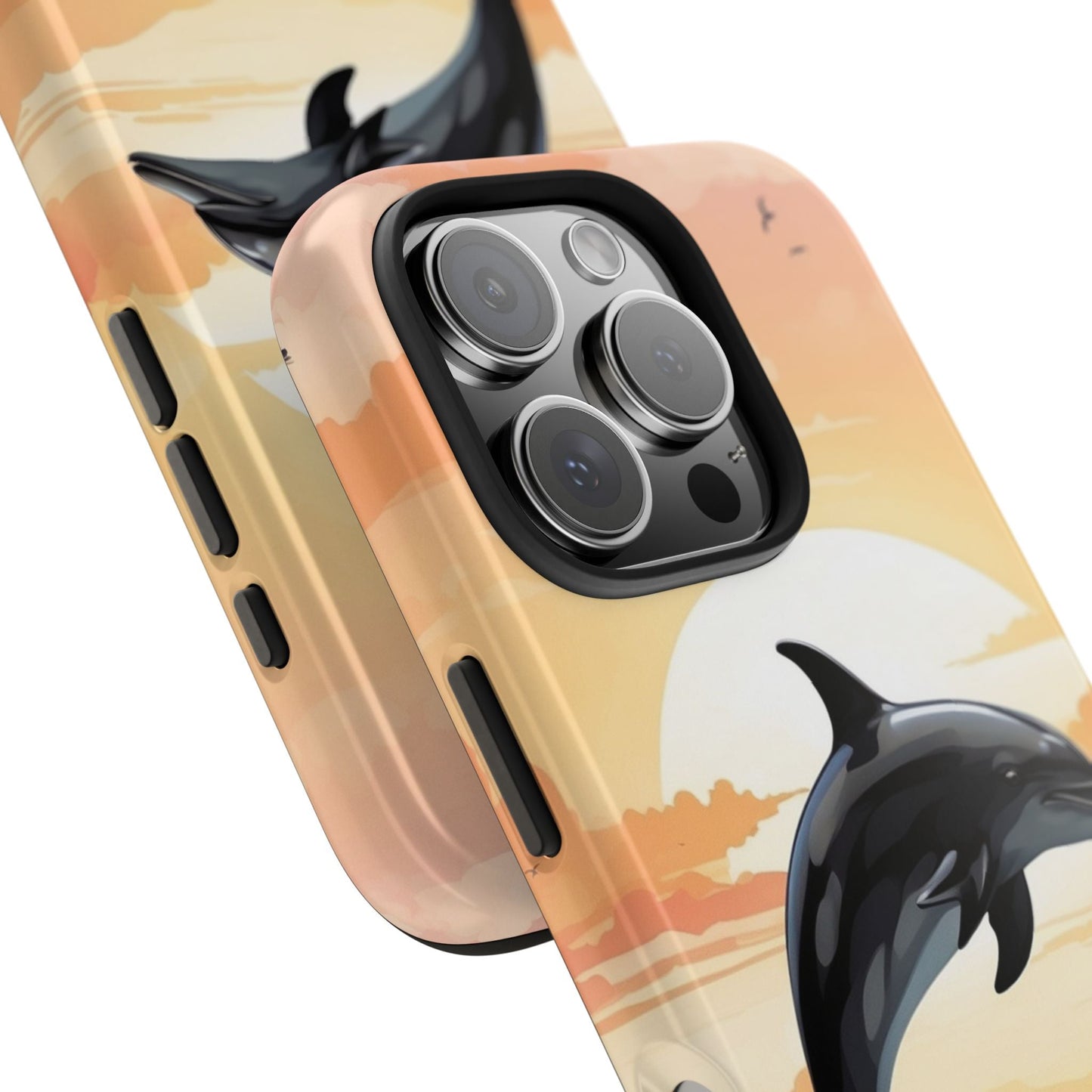 Tropical Sunset Dolphin iPhone Case - BOGO Cases