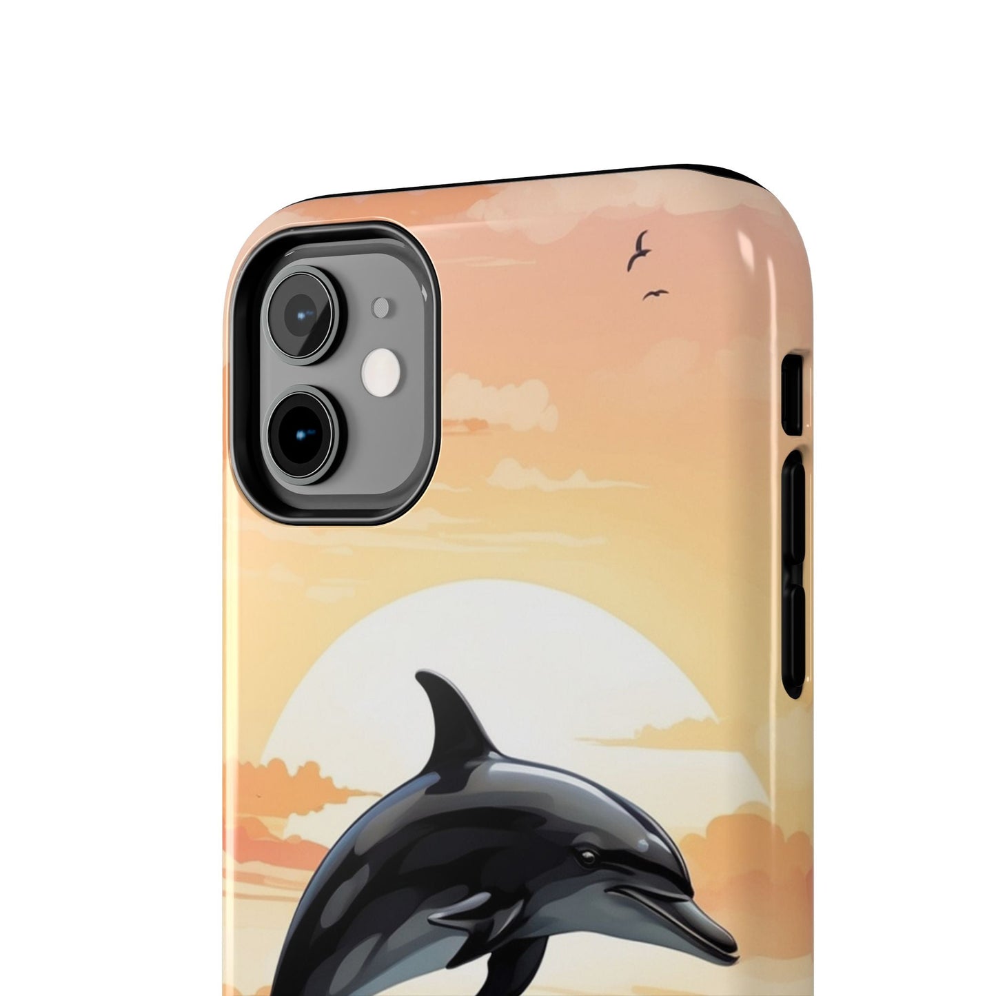 Tropical Sunset Dolphin iPhone Case - BOGO Cases