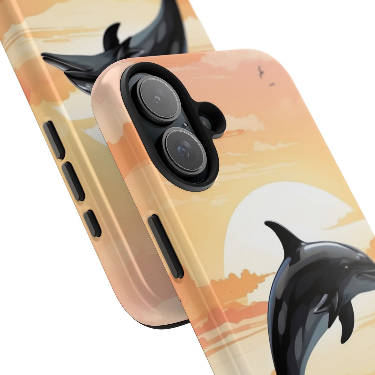 Tropical Sunset Dolphin iPhone Case - BOGO Cases