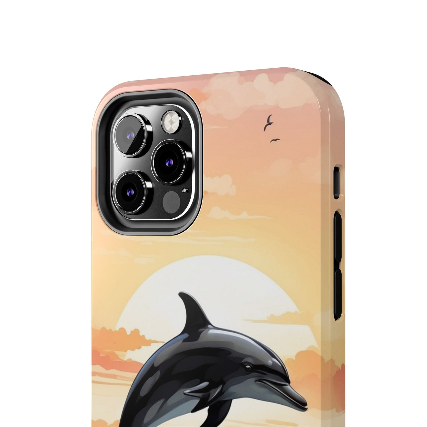 Tropical Sunset Dolphin iPhone Case - BOGO Cases