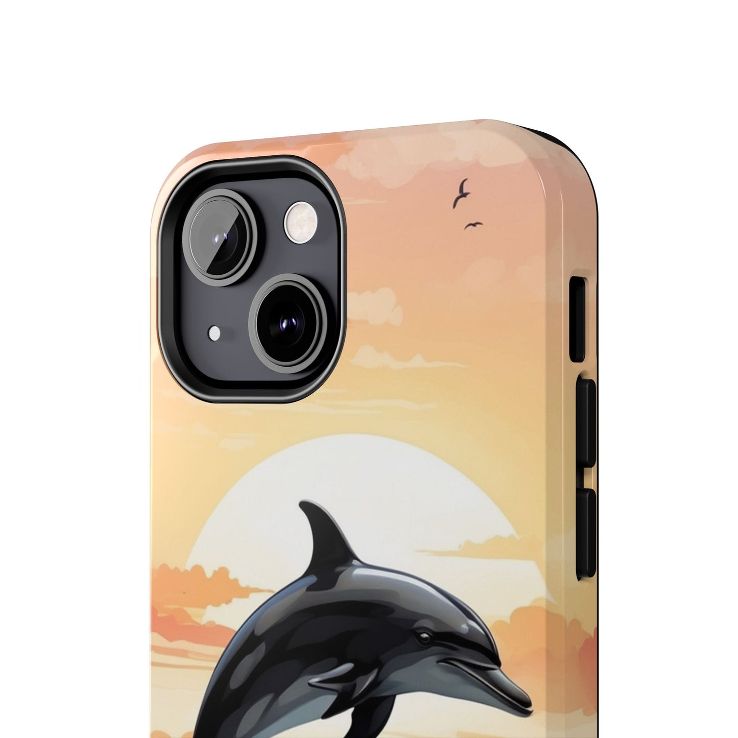 Tropical Sunset Dolphin iPhone Case - BOGO Cases