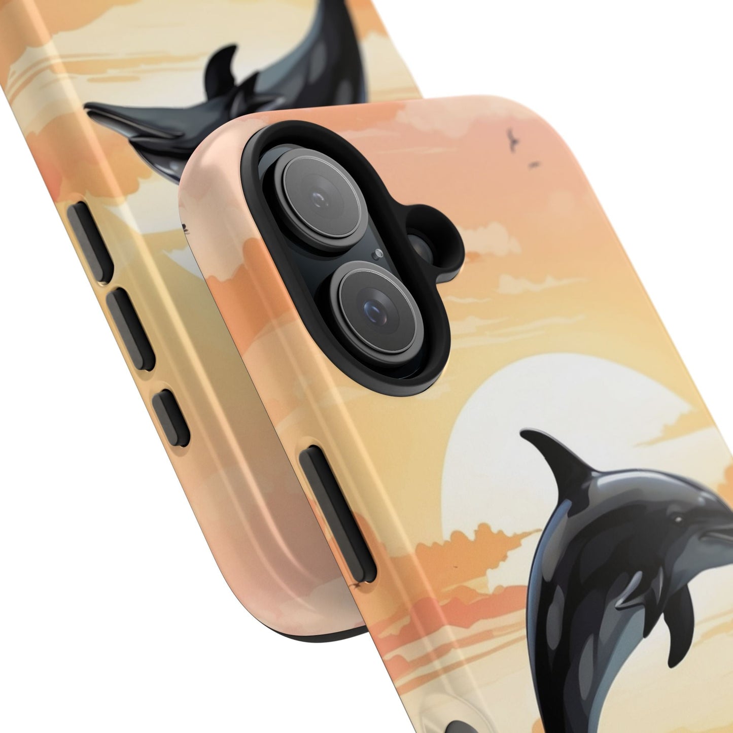 Tropical Sunset Dolphin iPhone Case - BOGO Cases