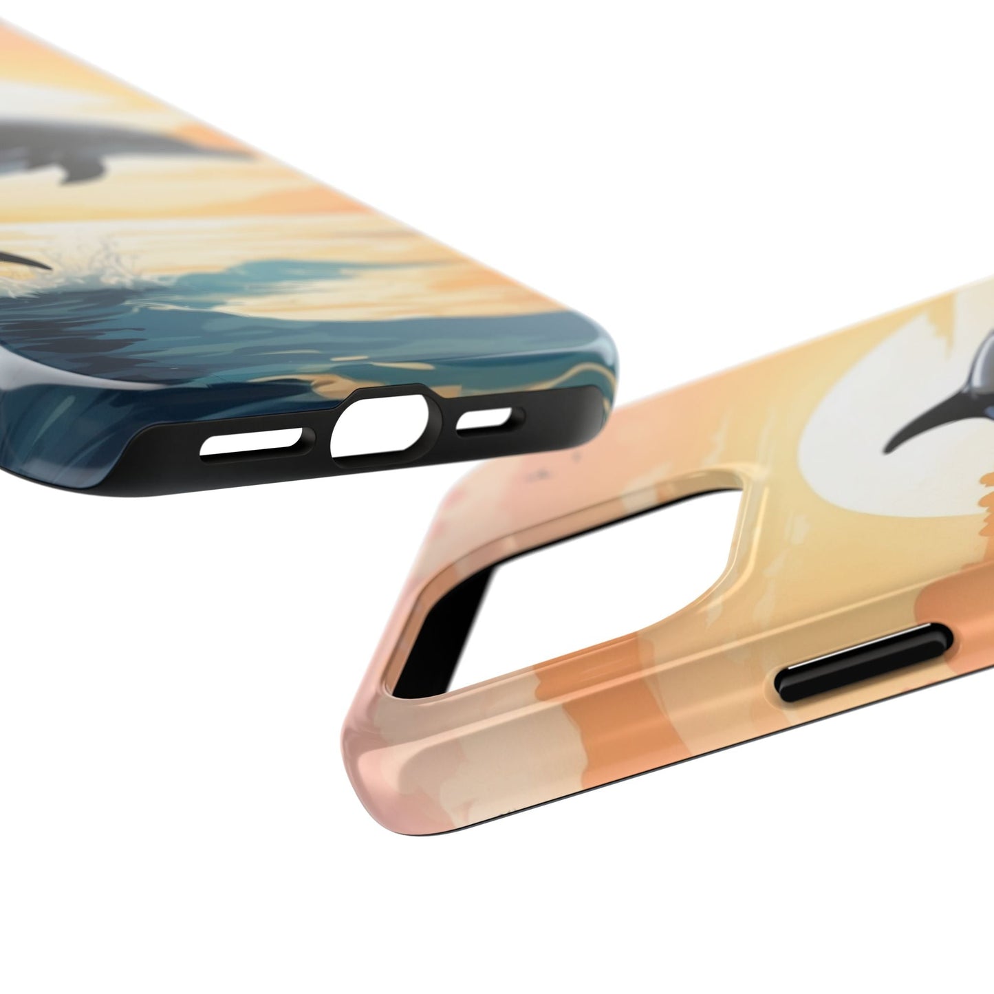 Tropical Sunset Dolphin iPhone Case - BOGO Cases