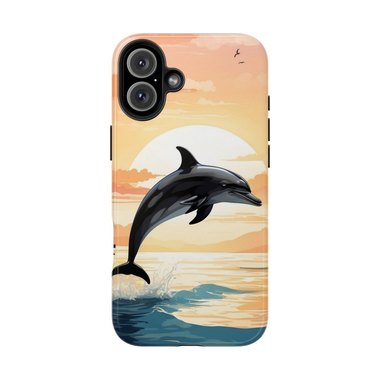 Tropical Sunset Dolphin iPhone Case - BOGO Cases