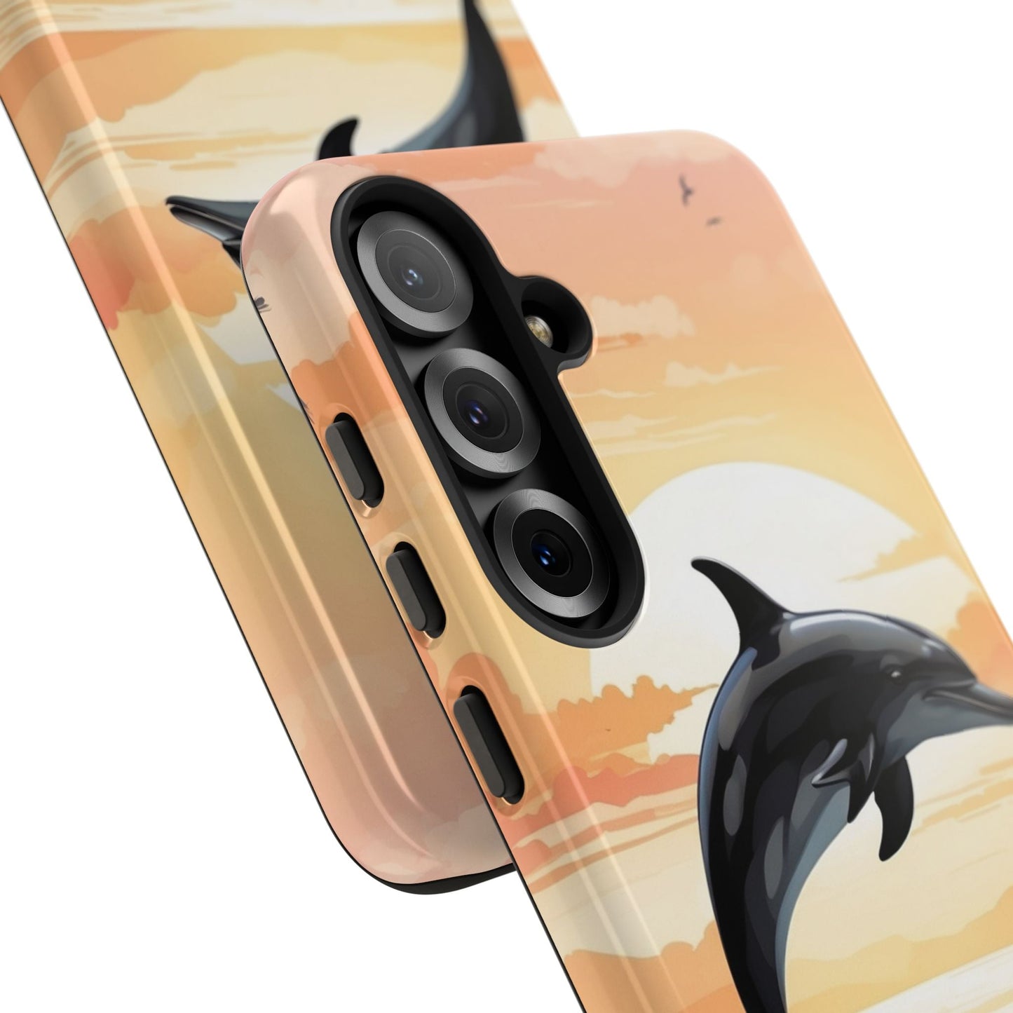 Tropical Sunset Dolphin Samsung Galaxy Case - BOGO Cases