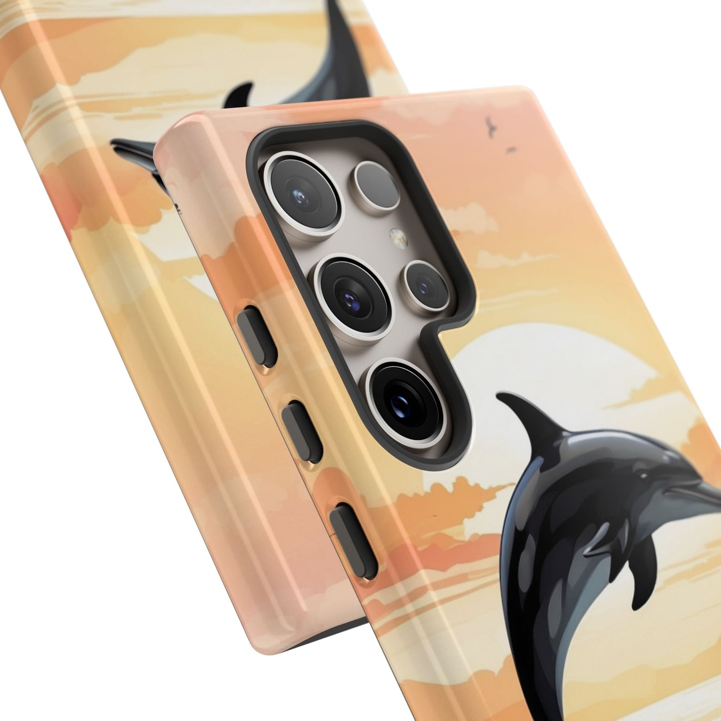 Tropical Sunset Dolphin Samsung Galaxy Case - BOGO Cases