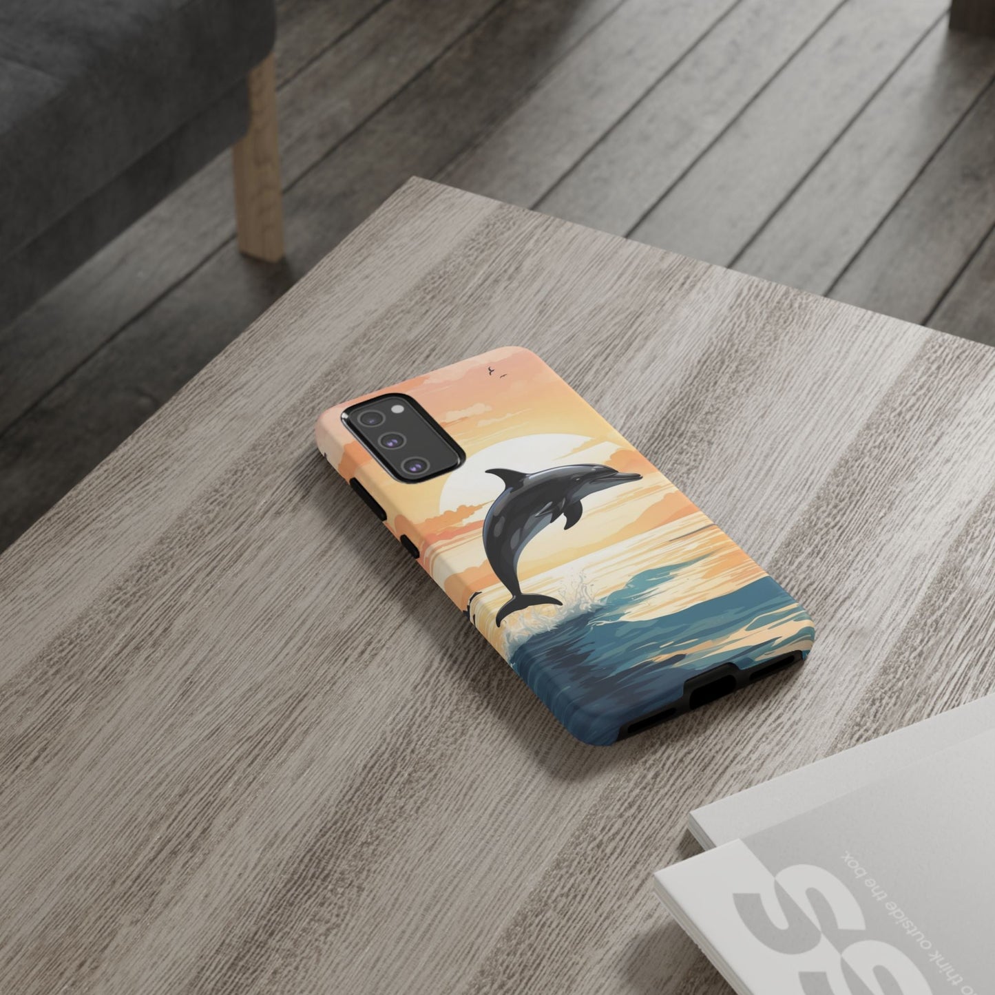 Tropical Sunset Dolphin Samsung Galaxy Case - BOGO Cases