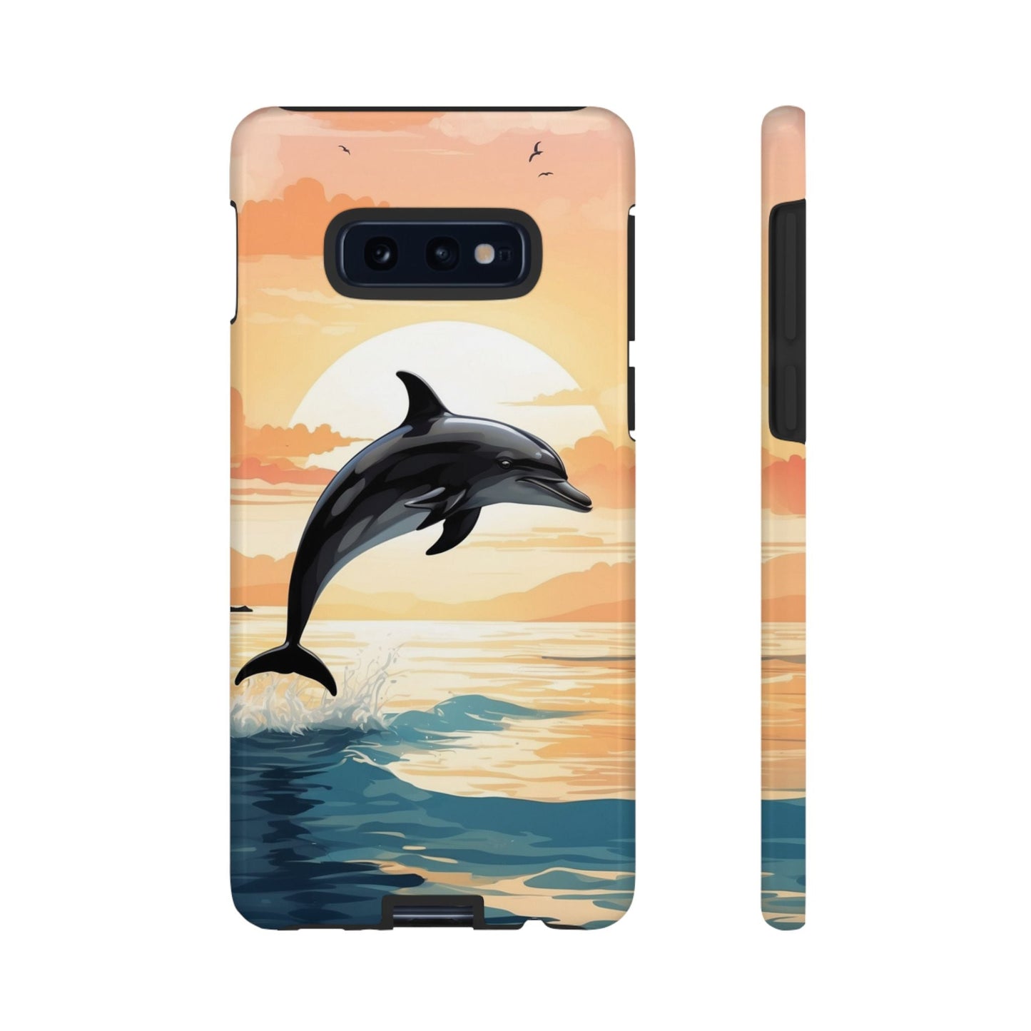 Tropical Sunset Dolphin Samsung Galaxy Case - BOGO Cases