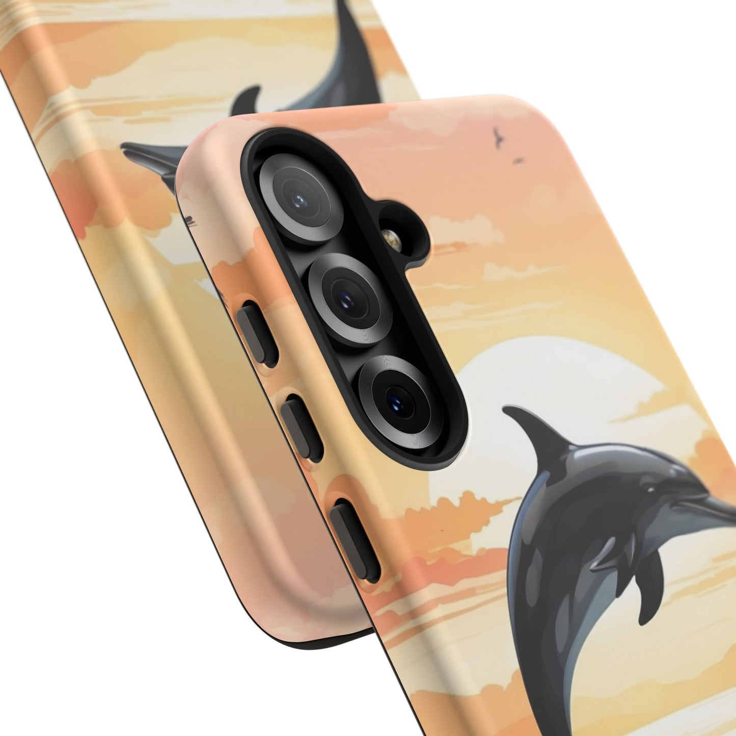 Tropical Sunset Dolphin Samsung Galaxy Case - BOGO Cases