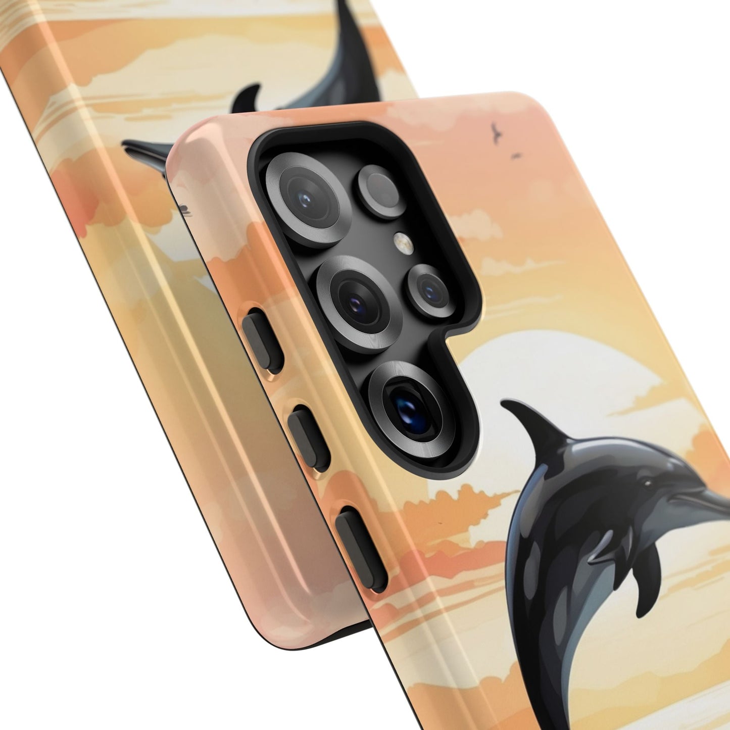 Tropical Sunset Dolphin Samsung Galaxy Case - BOGO Cases