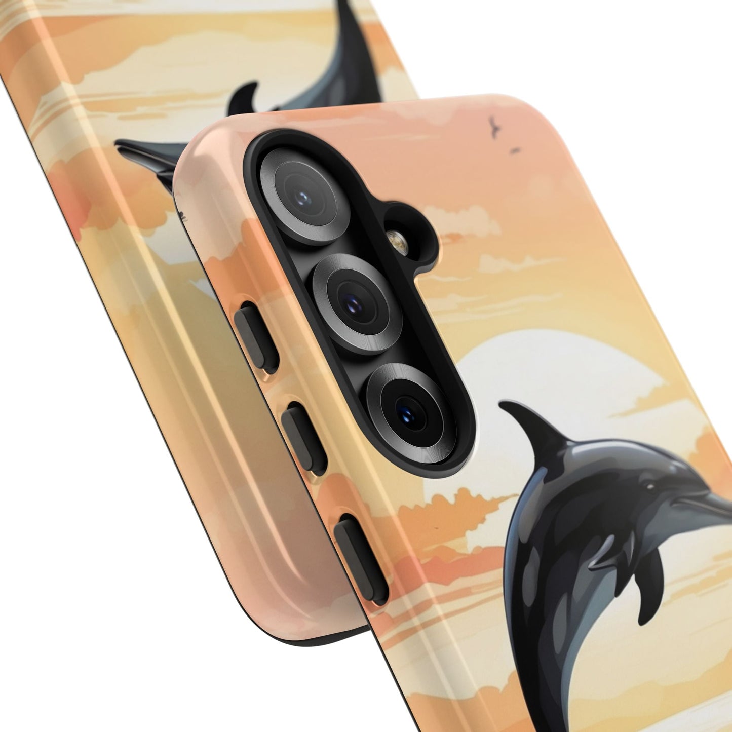 Tropical Sunset Dolphin Samsung Galaxy Case - BOGO Cases
