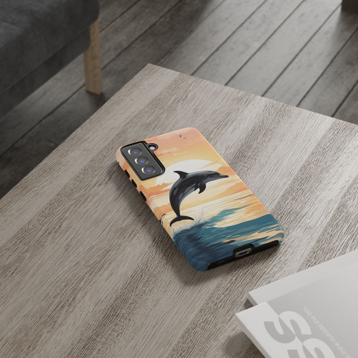 Tropical Sunset Dolphin Samsung Galaxy Case - BOGO Cases