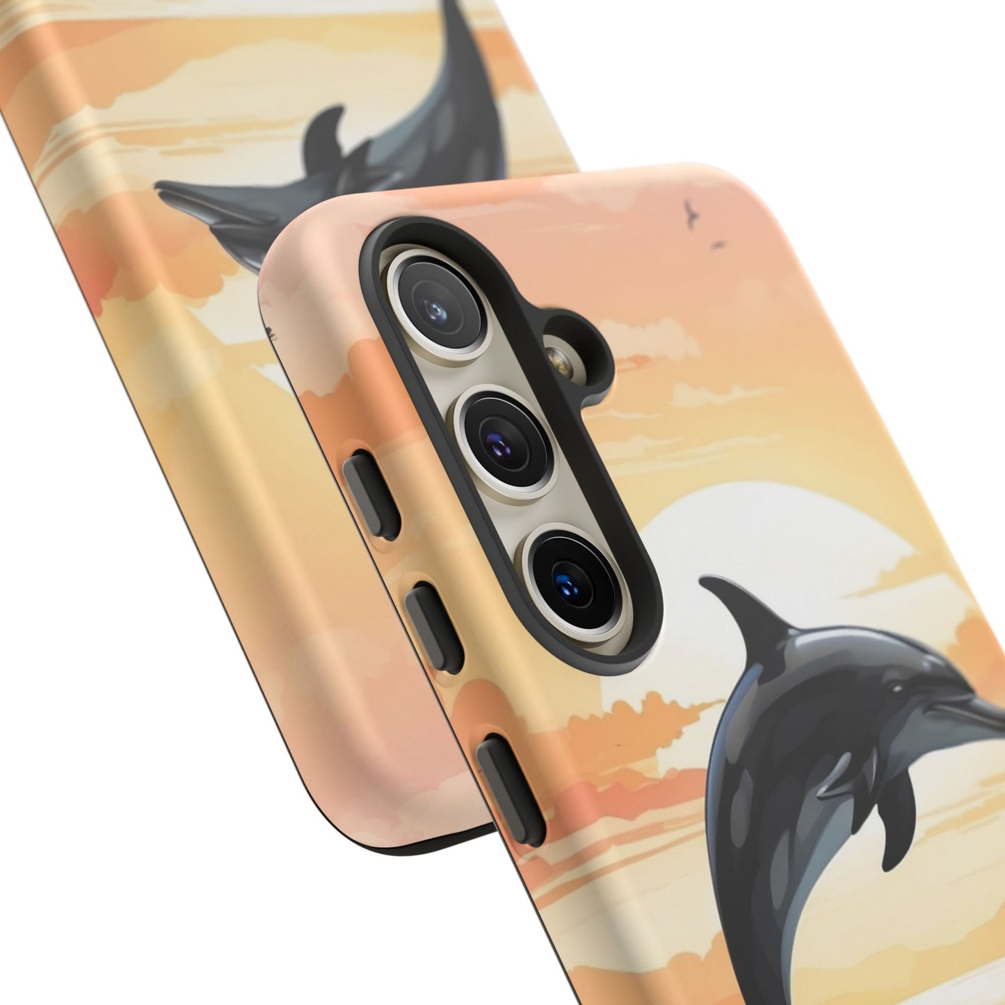 Tropical Sunset Dolphin Samsung Galaxy Case - BOGO Cases
