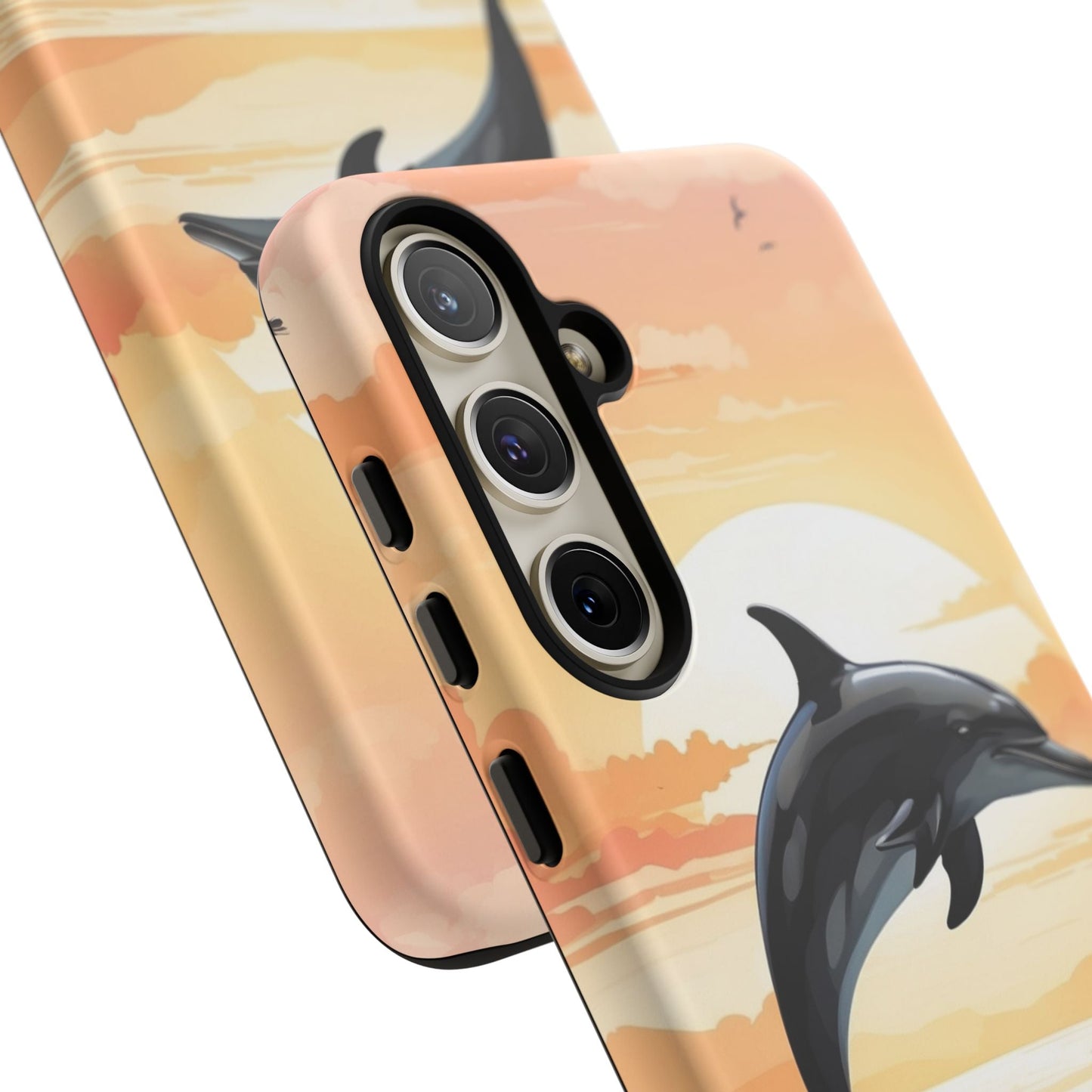 Tropical Sunset Dolphin Samsung Galaxy Case - BOGO Cases