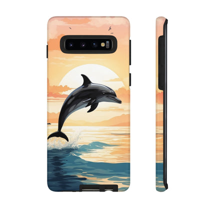 Tropical Sunset Dolphin Samsung Galaxy Case - BOGO Cases