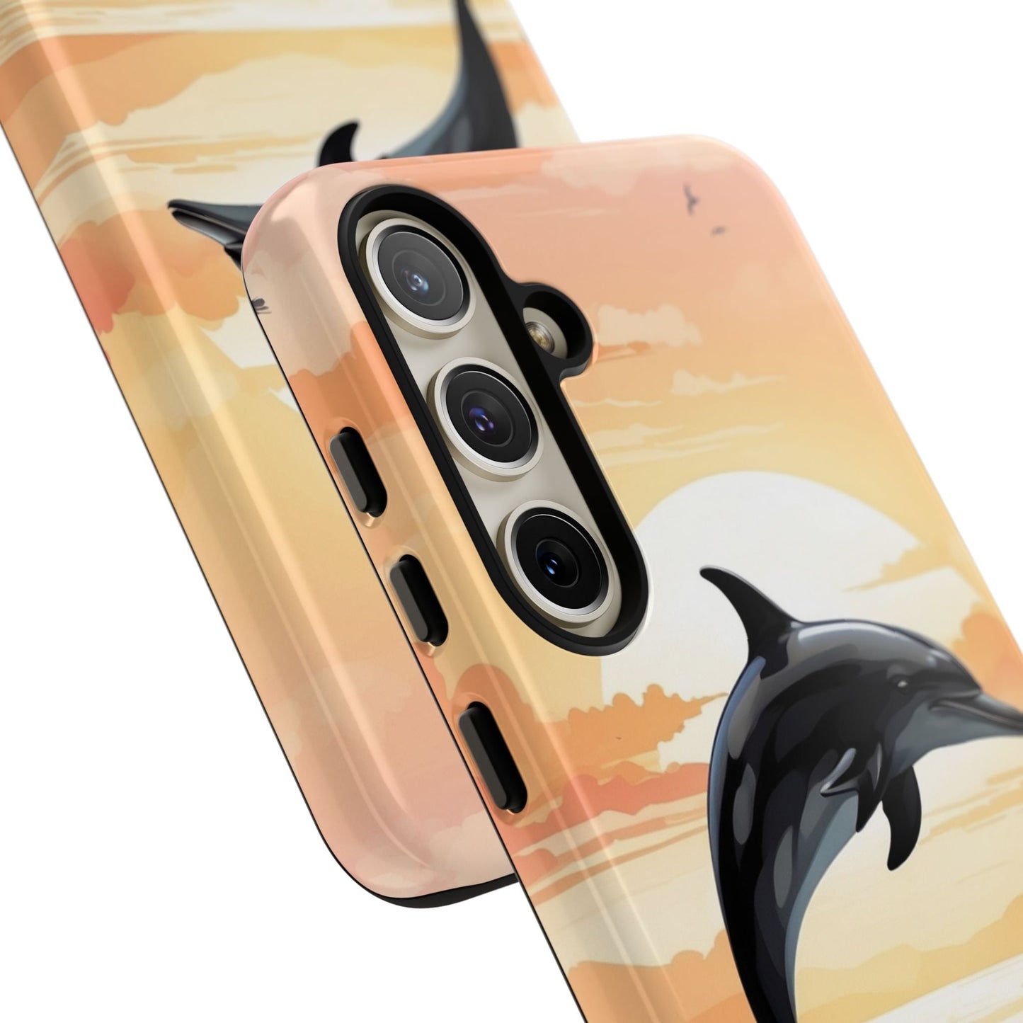 Tropical Sunset Dolphin Samsung Galaxy Case - BOGO Cases