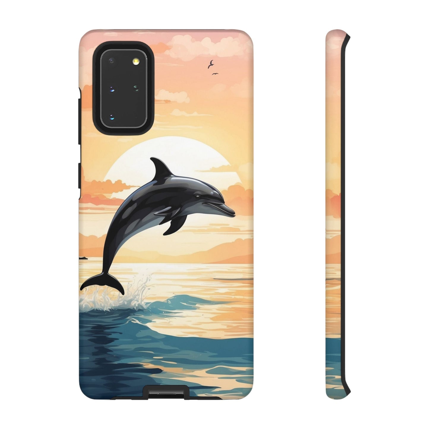 Tropical Sunset Dolphin Samsung Galaxy Case - BOGO Cases