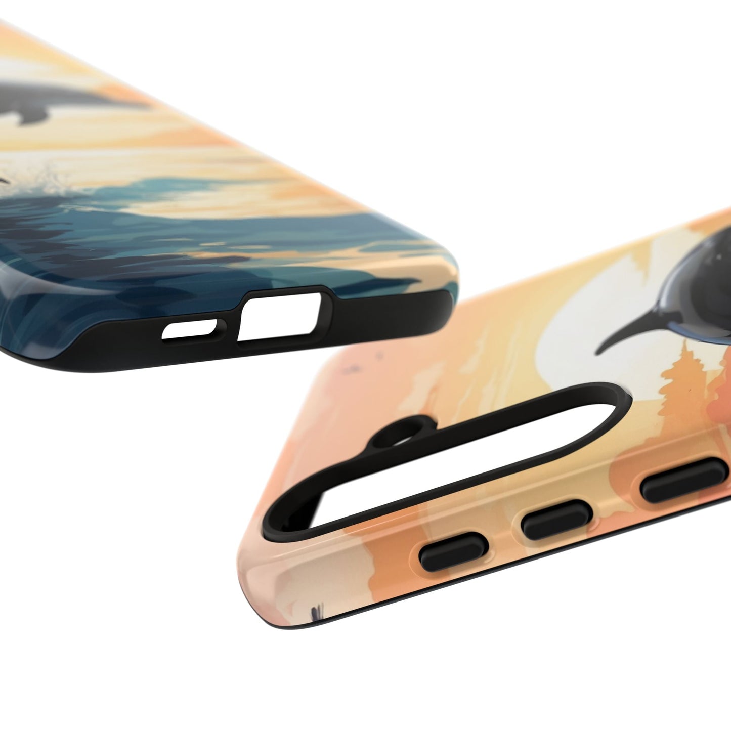Tropical Sunset Dolphin Samsung Galaxy Case - BOGO Cases