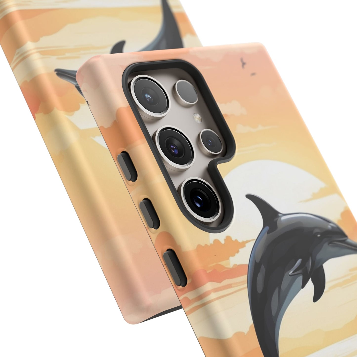 Tropical Sunset Dolphin Samsung Galaxy Case - BOGO Cases