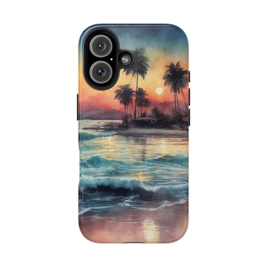 Tropical Sunset Waves - iPhone Series Case - BOGO Cases