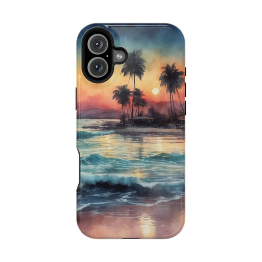 Tropical Sunset Waves - MagSafe iPhone Case - BOGO Cases