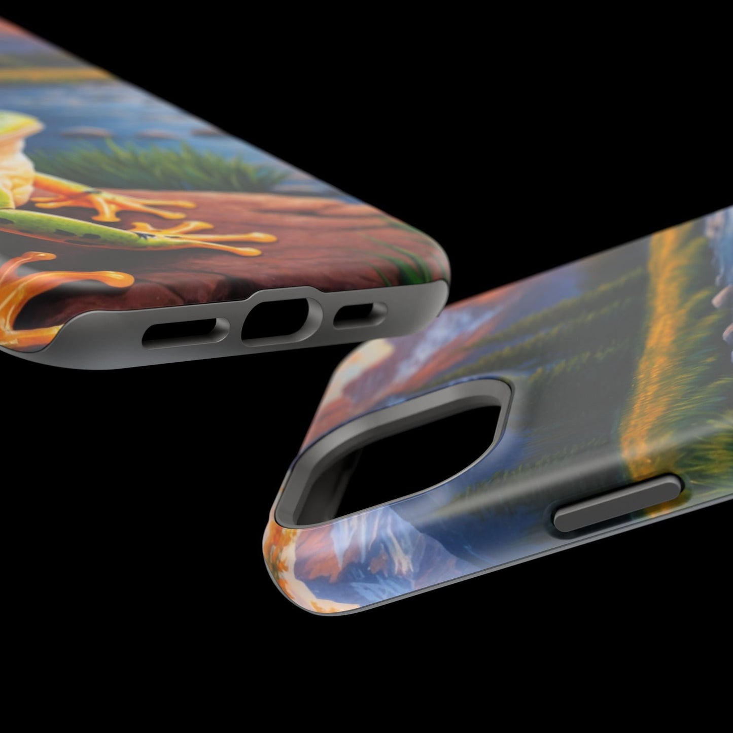 Twilight River Frog - MagSafe iPhone Case - BOGO Cases