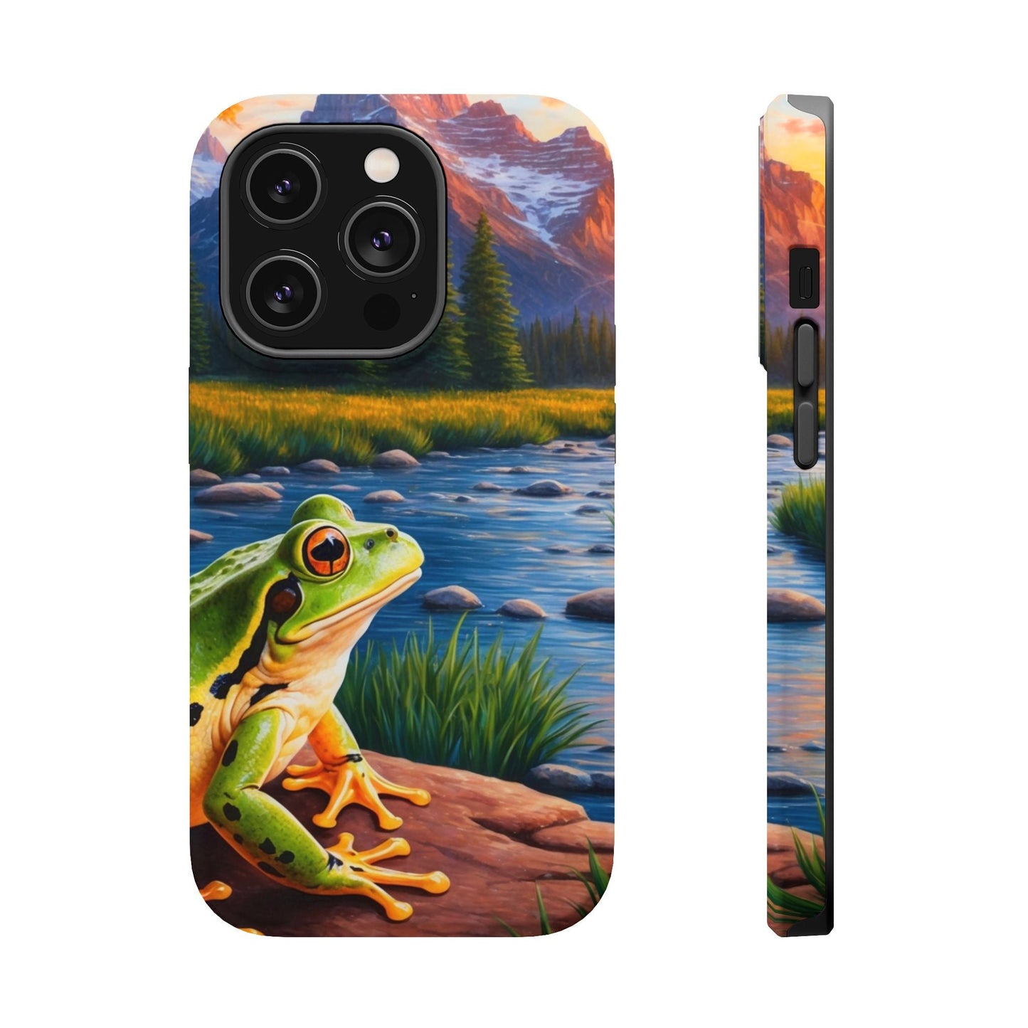 Twilight River Frog - MagSafe iPhone Case - BOGO Cases