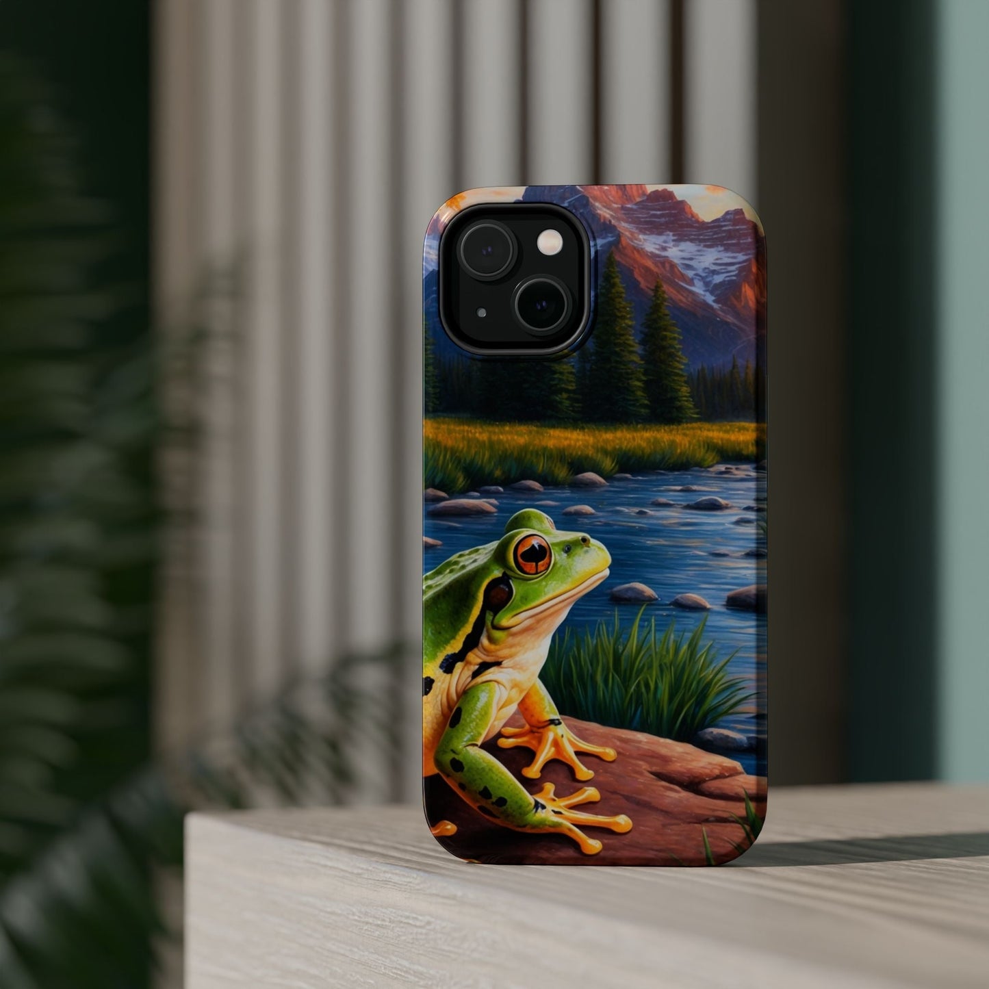 Twilight River Frog - MagSafe iPhone Case - BOGO Cases