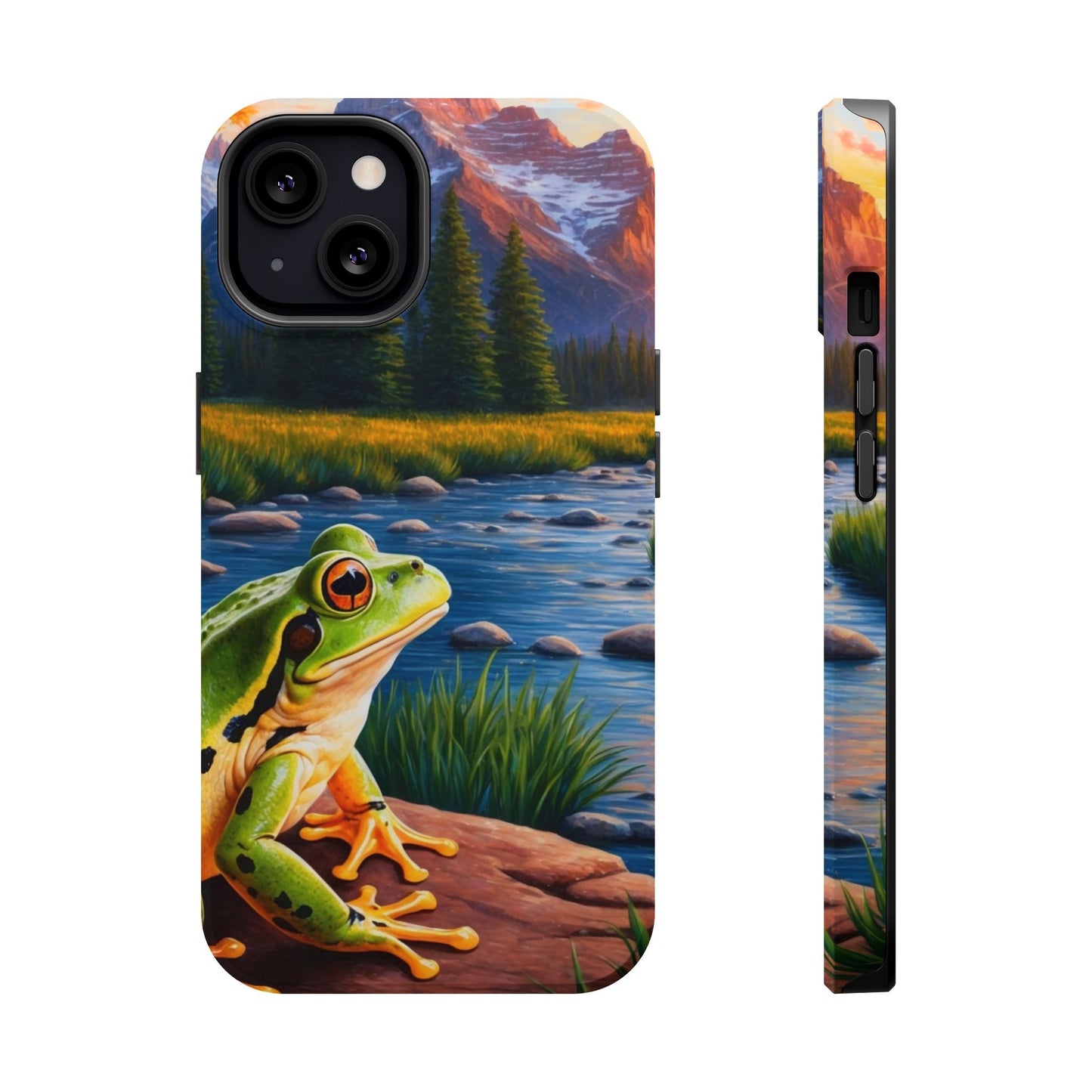 Twilight River Frog - MagSafe iPhone Case - BOGO Cases