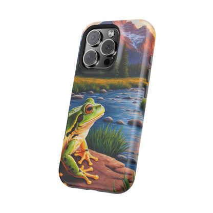Twilight River Frog - MagSafe iPhone Case - BOGO Cases