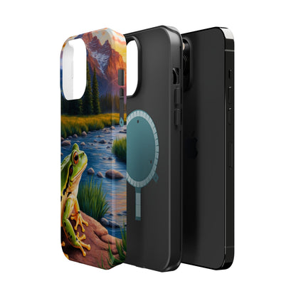 Twilight River Frog - MagSafe iPhone Case - BOGO Cases