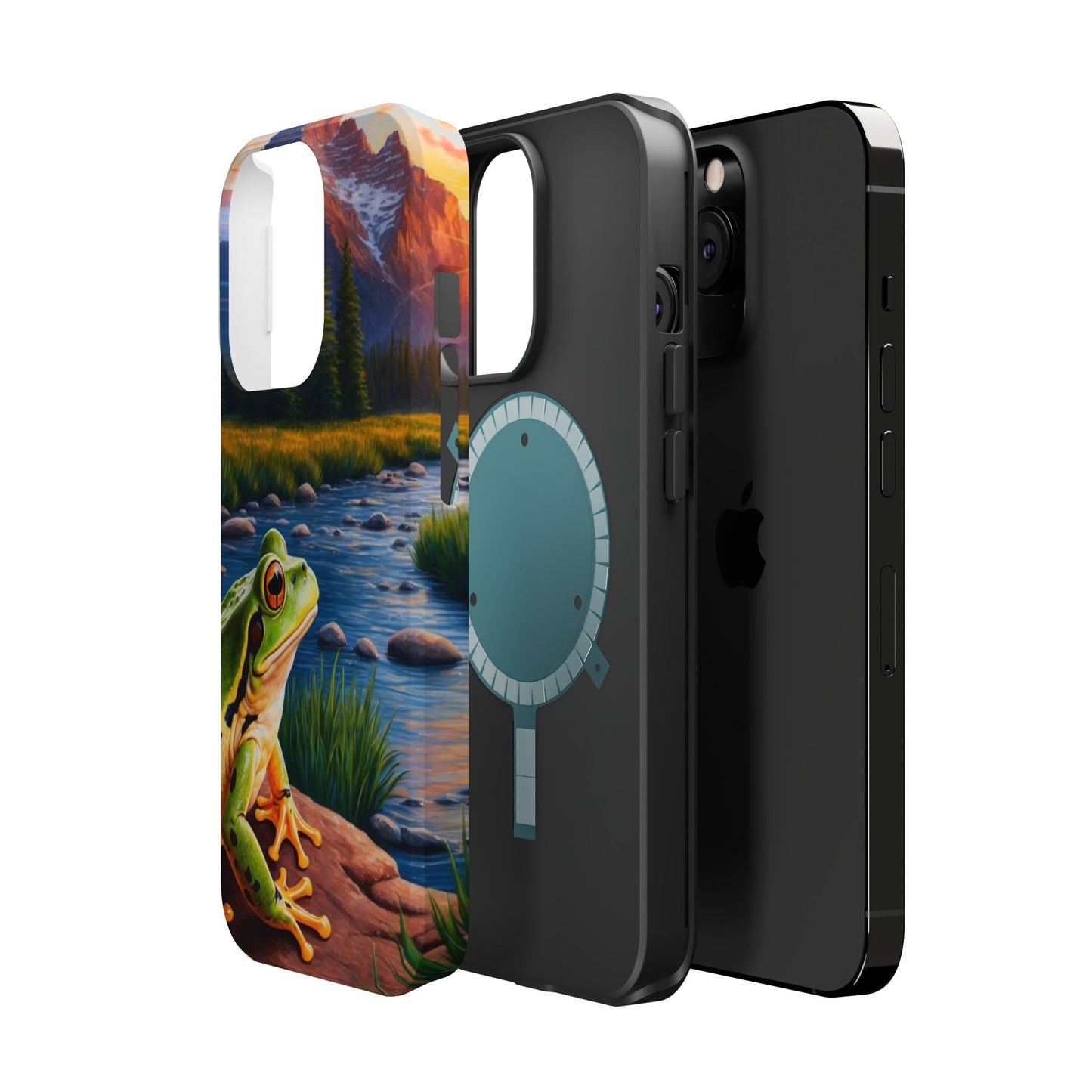 Twilight River Frog - MagSafe iPhone Case - BOGO Cases