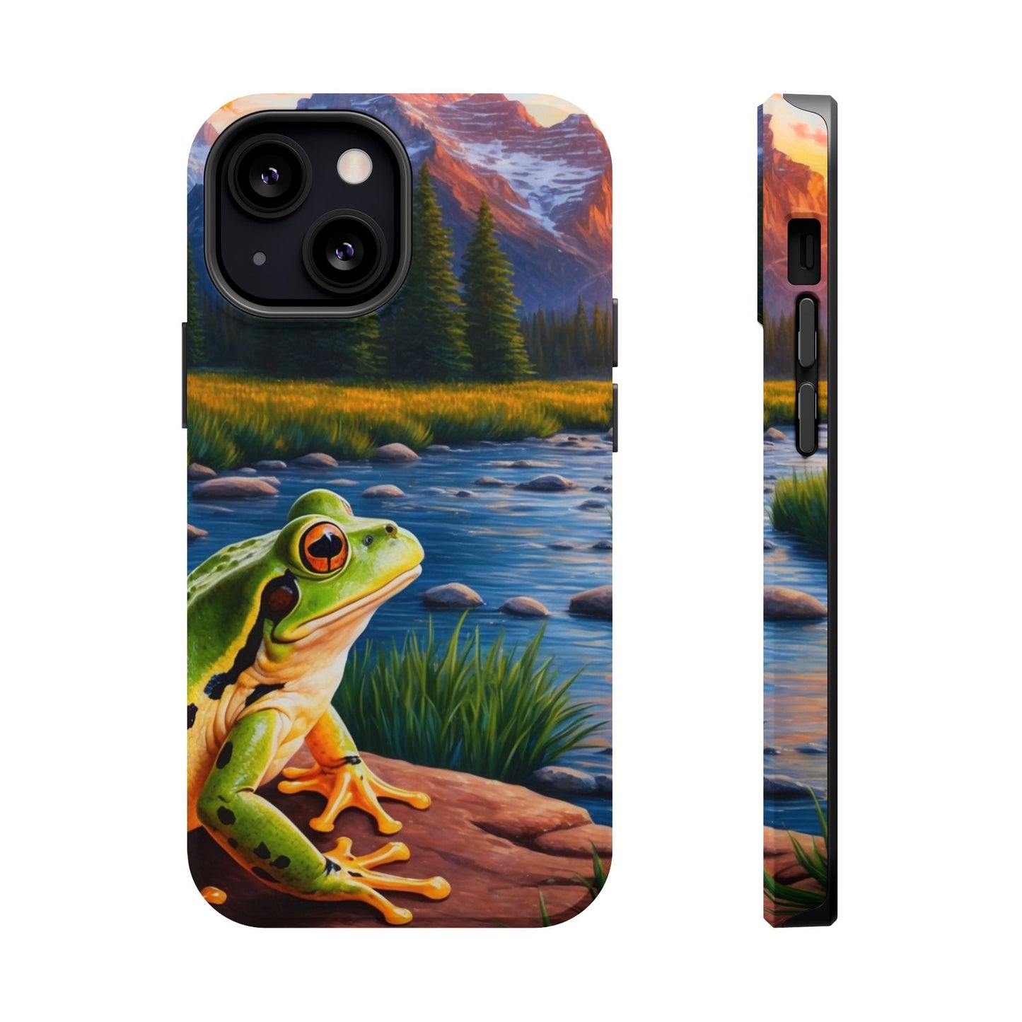 Twilight River Frog - MagSafe iPhone Case - BOGO Cases